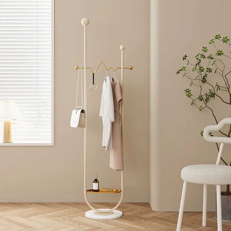 Nordic light luxury marble base coat rack movable floor type living room
Nordic light luxury marble base coat rack movable floor type living room