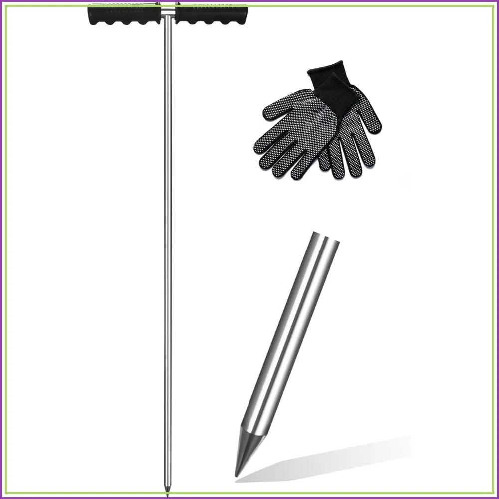Stainless Steel Soil Probe Rod 32-48 inch Heavy Duty for Locating Septic Tank Underground Pipe
Stainless Steel Soil Probe Rod 32-48 inch Heavy Duty for Locating Septic Tank Underground Pipe