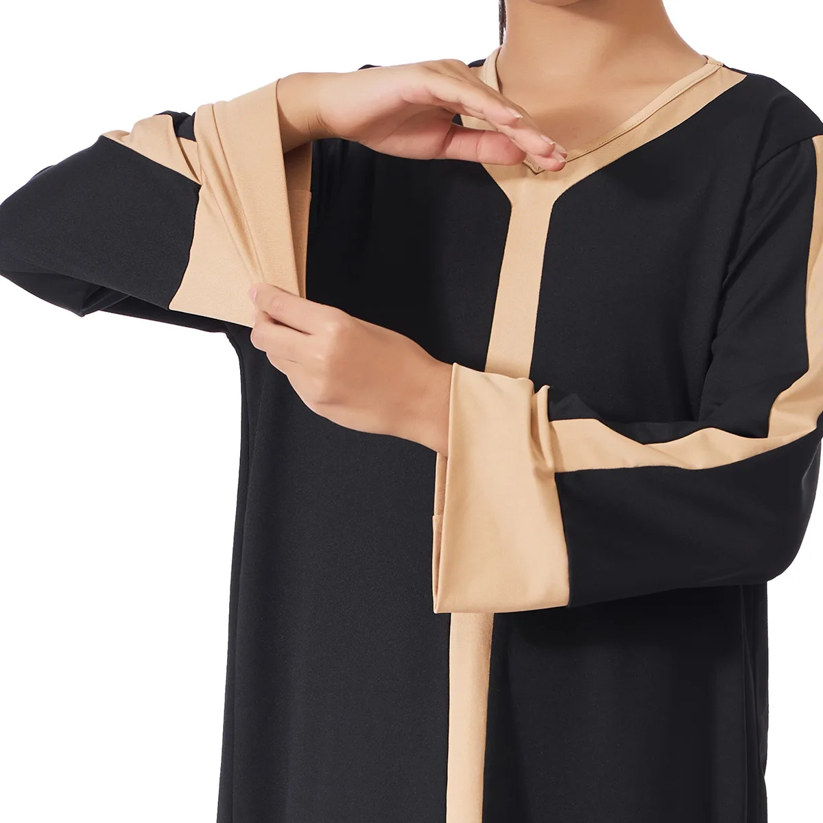 Детское повседневное платье с V-образным вырезом для девочек, мусульманское длинное платье-роба из эластичного полиэстера, этническое, элегантное, детское платье-абайя, исламский марокканский кафтан
Детское повседневное платье с V-образным вырезом для девочек, мусульманское длинное платье-роба из эластичного полиэстера, этническое, элегантное, детское платье-абайя, исламский марокканский кафтан