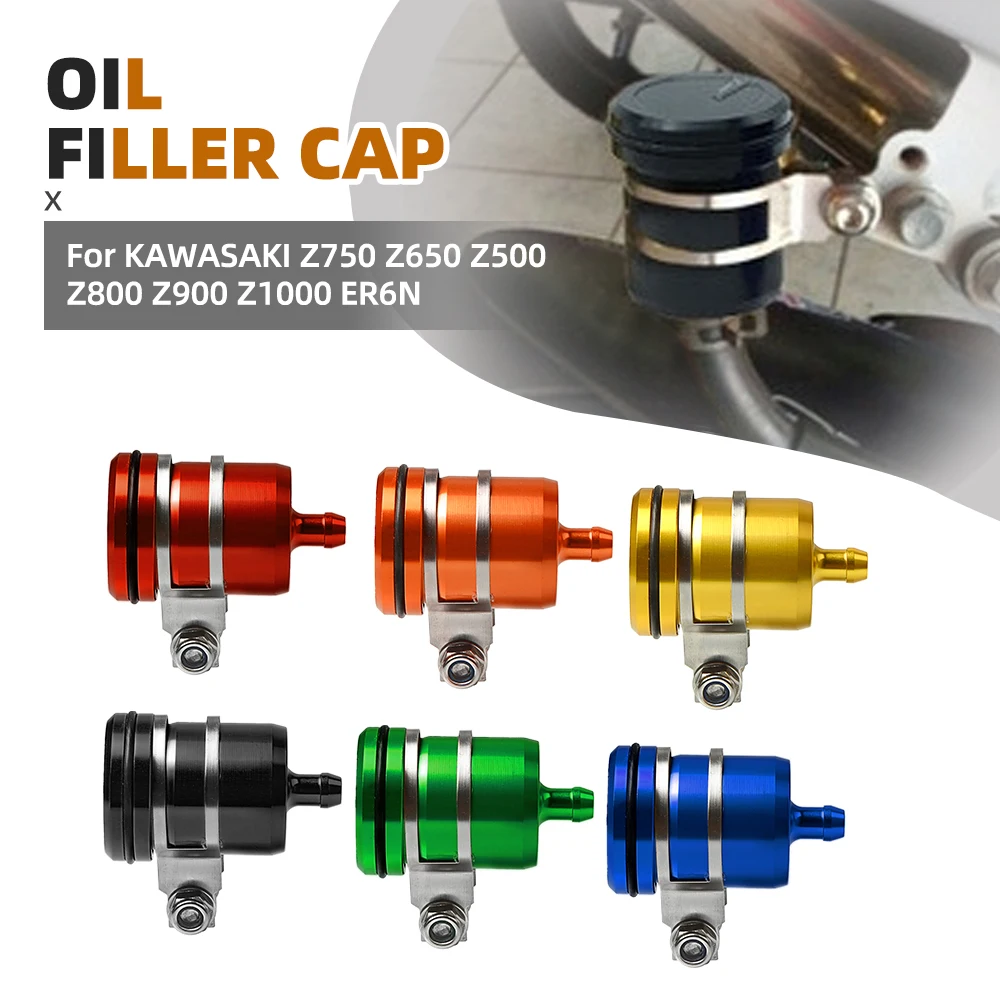 For KAWASAKI Z750 Z650 Z500 Z800 Z900 Z1000 ER6N Motorcycle Accessories Rear Brake Fluid Reservoir Clutch Tank Oil Fluid Cup
For KAWASAKI Z750 Z650 Z500 Z800 Z900 Z1000 ER6N Motorcycle Accessories Rear Brake Fluid Reservoir Clutch Tank Oil Fluid Cup