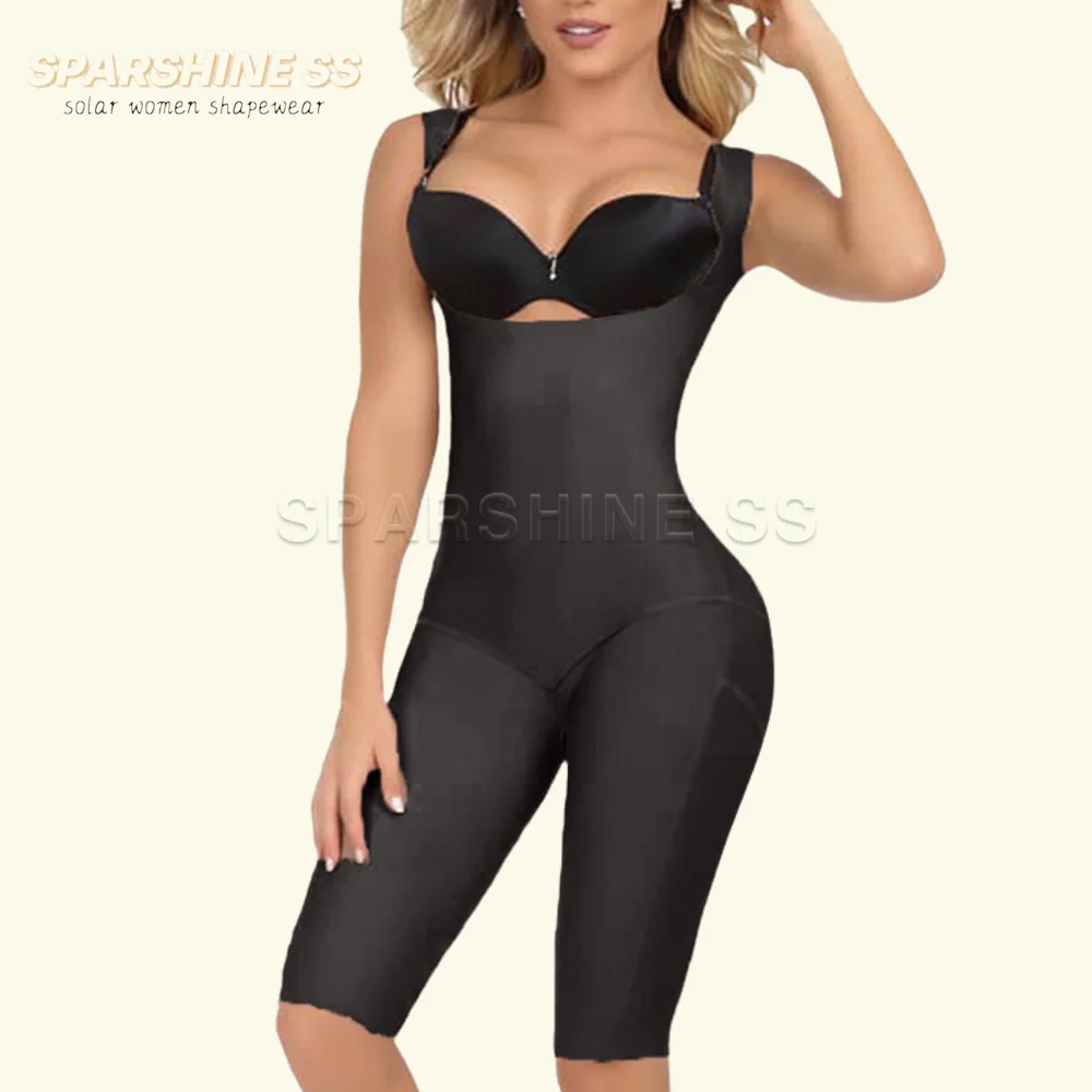 Women's Bodysuit Seamless Shapewear Slimming Fajas One-piece Tighten Stomach Butt Lifter Full Body Shaper Mid Length Pants
Women's Bodysuit Seamless Shapewear Slimming Fajas One-piece Tighten Stomach Butt Lifter Full Body Shaper Mid Length Pants