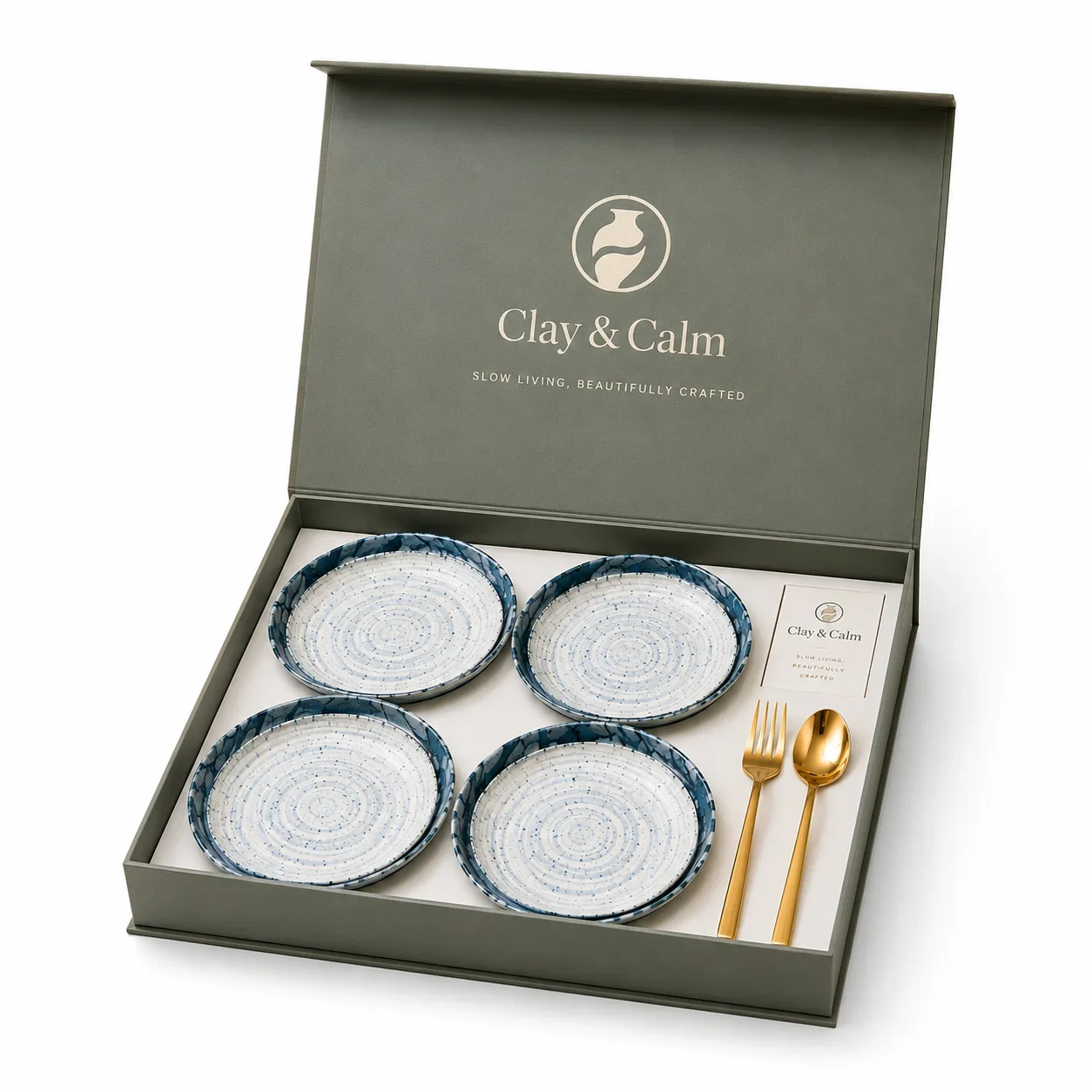 Clay & Calm Premium Ceramic Gift Set
Clay & Calm Premium Ceramic Gift Set
