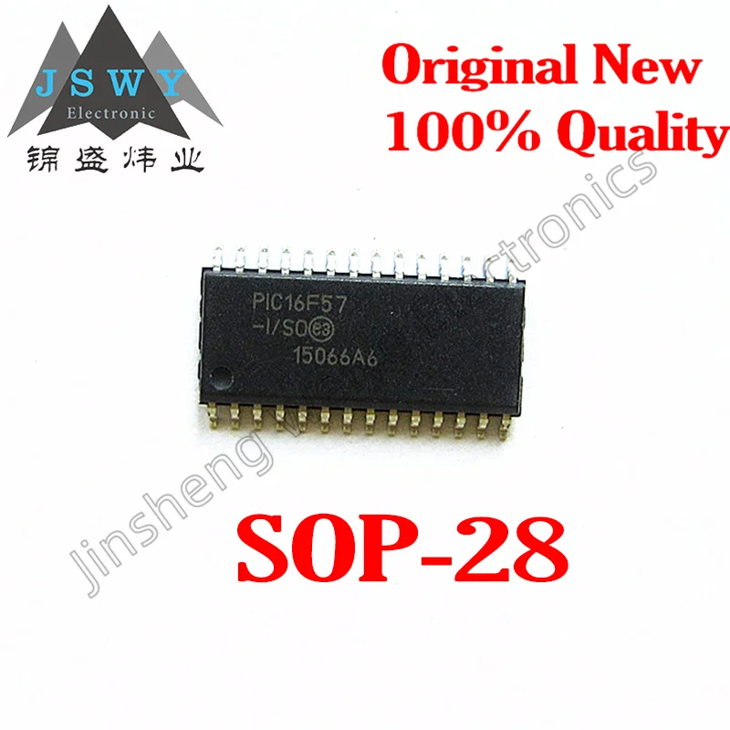 (5/20PCS) PIC16F57-I/SO PIC16F57 SOP-28 Original Spot 8-bit MCU New Stock Active Components Electronic Devices Fast Delivery
(5/20PCS) PIC16F57-I/SO PIC16F57 SOP-28 Original Spot 8-bit MCU New Stock Active Components Electronic Devices Fast Delivery
