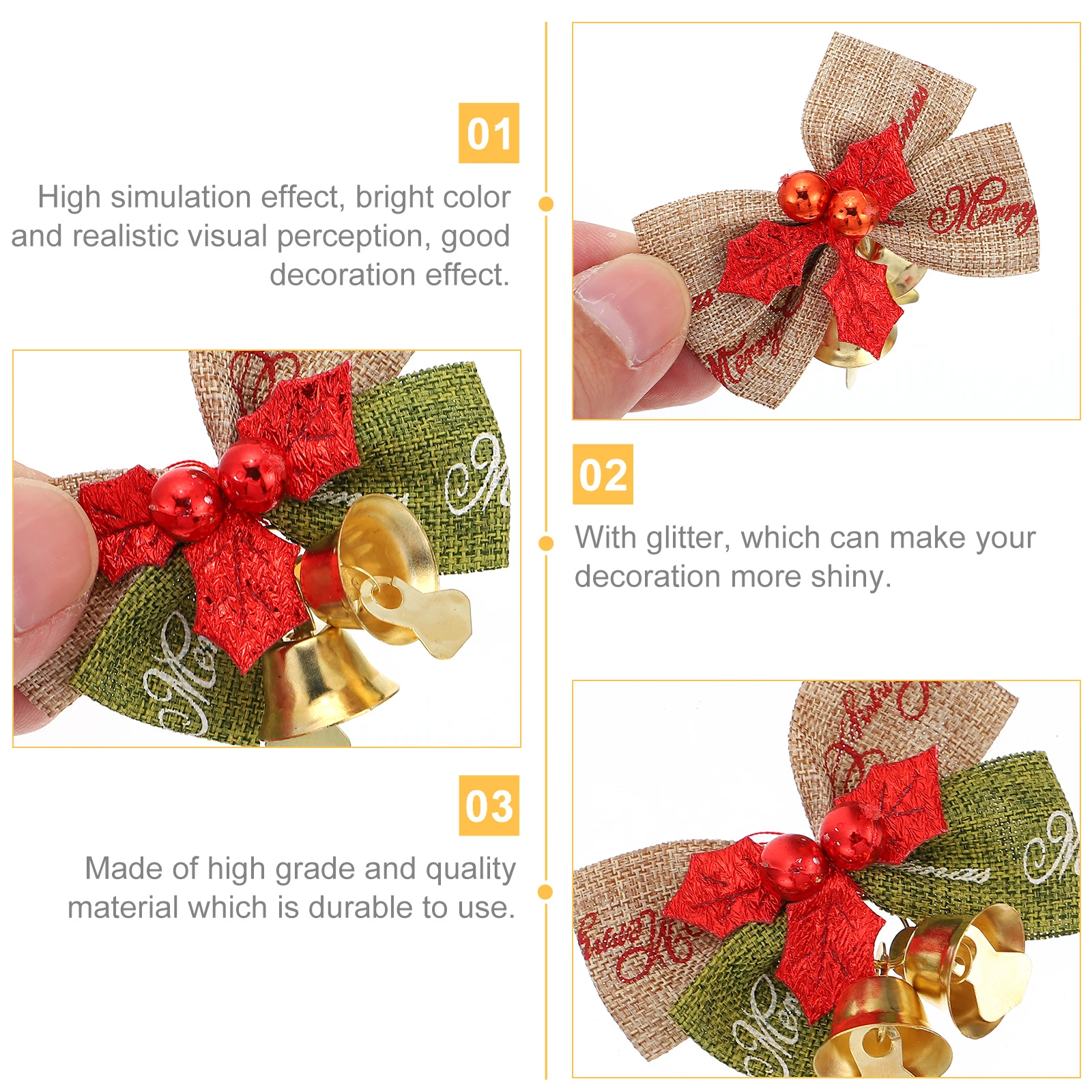 1 pc Christmas Bow Decor Butterfly Decoration For Xmas Party Wedding Clothing Accessories Festive Tree Hanging Ornament
1 pc Christmas Bow Decor Butterfly Decoration For Xmas Party Wedding Clothing Accessories Festive Tree Hanging Ornament