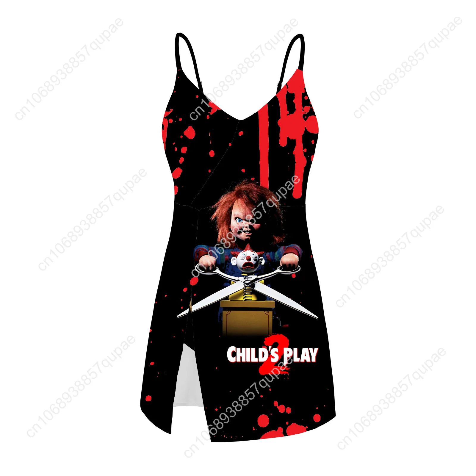 Horror Movie Childs Play Chucky Flats Sling Dress Swimsuit Womens Bathing Suits Fashion Swimwear Pool Beach Bikini Beachwear
Horror Movie Childs Play Chucky Flats Sling Dress Swimsuit Womens Bathing Suits Fashion Swimwear Pool Beach Bikini Beachwear