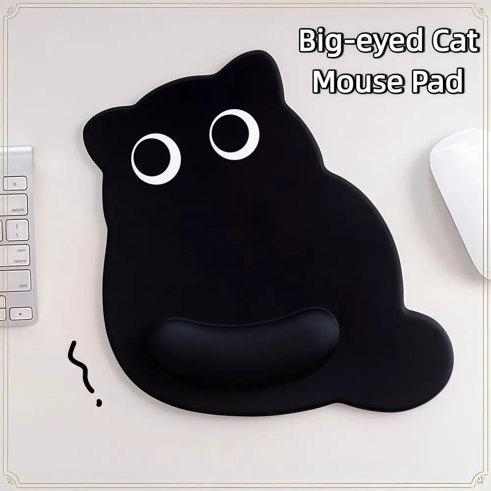 Big-eyed Cat Mouse Pad Soft Comfortable Wrist Rest Typing Pad Dirt-resistant Non-Slip Ergonomic Mouse Pad For Computer Office
Big-eyed Cat Mouse Pad Soft Comfortable Wrist Rest Typing Pad Dirt-resistant Non-Slip Ergonomic Mouse Pad For Computer Office
