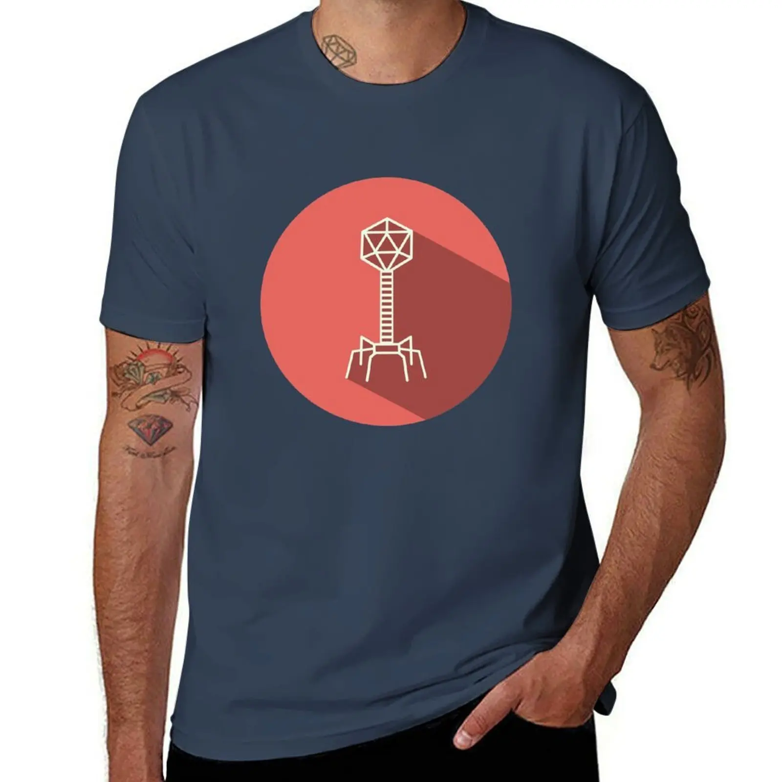 Bacteriophage flat T-Shirt Dry Fit Athletic Short Sleeve Shirt
Bacteriophage flat T-Shirt Dry Fit Athletic Short Sleeve Shirt