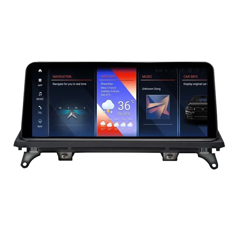 Автомобильный DVD-плеер 8 + 256G, Android 13, 8 ядер, для BMW X5 E70 X6 E71, с сенсорным экраном CCC CIC, обновленный дисплей, GPS, радио, навигация, Carplay
Автомобильный DVD-плеер 8 + 256G, Android 13, 8 ядер, для BMW X5 E70 X6 E71, с сенсорным экраном CCC CIC, обновленный дисплей, GPS, радио, навигация, Carplay