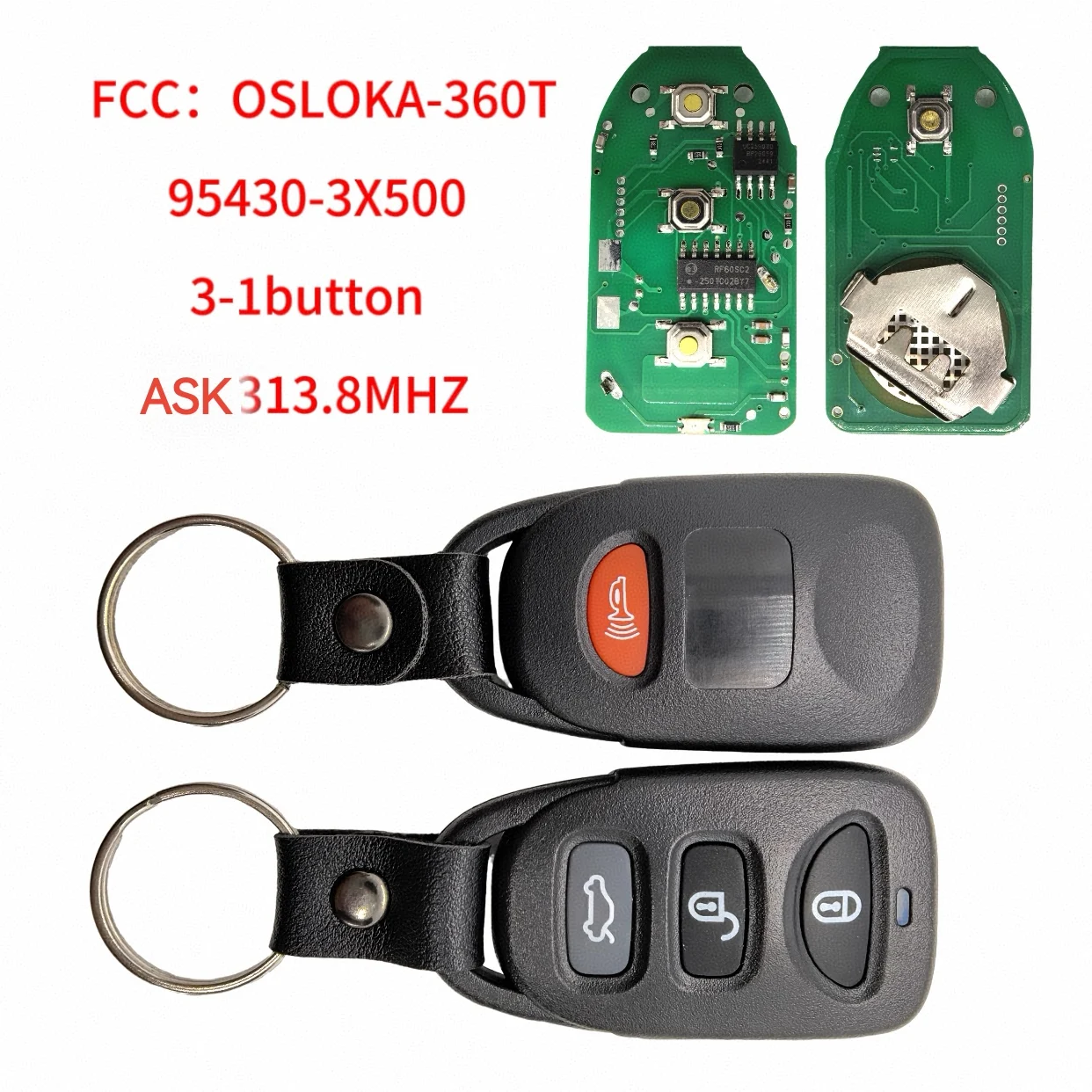 Jingxin 1/2/5pcs OSLOKA-360T 95430-3X500 95430-3X501 Hyundai Elantra 2011 2012 2013 2014 2015 2016 Car Remote car Key and shell
Jingxin 1/2/5pcs OSLOKA-360T 95430-3X500 95430-3X501 Hyundai Elantra 2011 2012 2013 2014 2015 2016 Car Remote car Key and shell