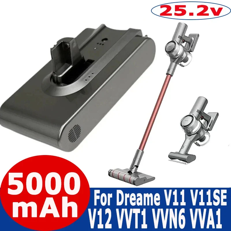 Литиевая батарея для пылесоса Dreame V11 V12 Mijia Dreame V10Pro V12Pro 25,2 в 5000 мАч
Литиевая батарея для пылесоса Dreame V11 V12 Mijia Dreame V10Pro V12Pro 25,2 в 5000 мАч