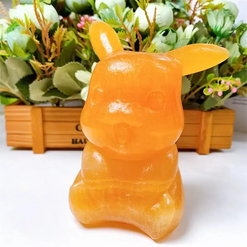 Natural Crystal Orange Calcite Cartoon Hand Carving Fashion Healing Energy Home Decoration Accessories Gift 1pcs
Natural Crystal Orange Calcite Cartoon Hand Carving Fashion Healing Energy Home Decoration Accessories Gift 1pcs