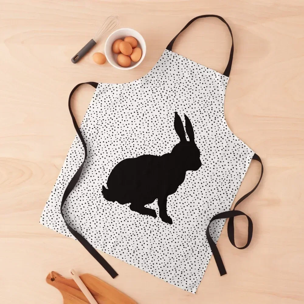 Sitting Rabbit Black Silhouette Polka Dots Apron Things For The Kitchen work ladies Funny Kitchen Things For Home Apron
Sitting Rabbit Black Silhouette Polka Dots Apron Things For The Kitchen work ladies Funny Kitchen Things For Home Apron
