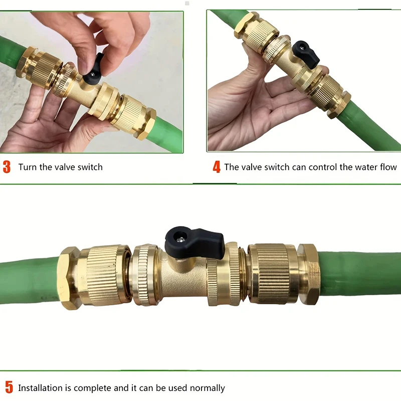 Для автомойки и садовых шлангов, герметичный с резиновыми прокладками, быстроразъемный латунный шаровой клапан 3/4 дюйма - резьба европейского стандарта, двунаправленный поток
Для автомойки и садовых шлангов, герметичный с резиновыми прокладками, быстроразъемный латунный шаровой клапан 3/4 дюйма - резьба европейского стандарта, двунаправленный поток