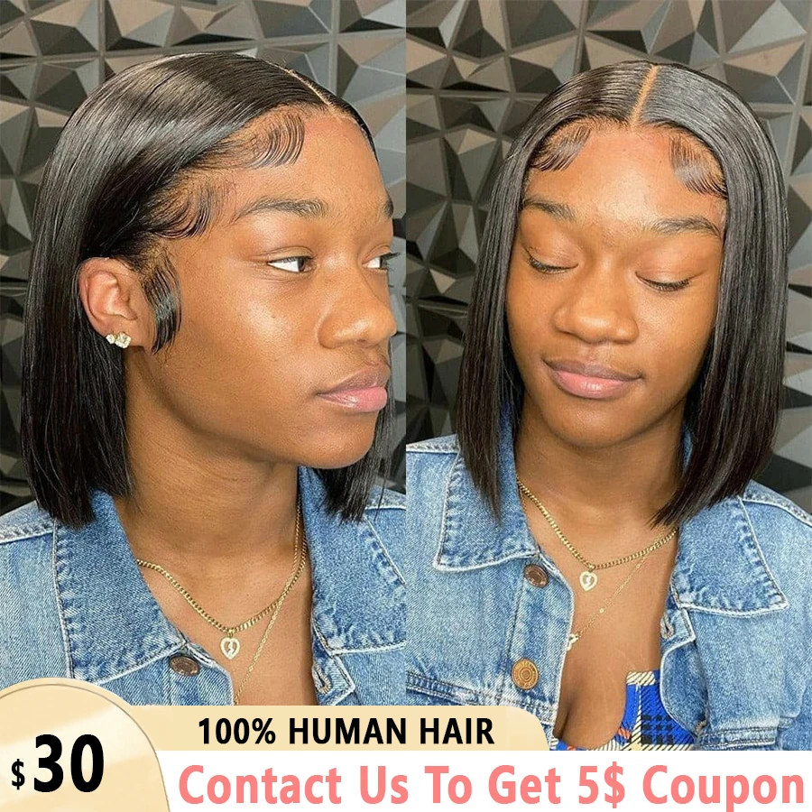 Hootu 13X4 Lace Front Bob Wigs Human Hair Bone Straight Transparent Lace 8-14 Inch 180% Density Human Hair Brazilian For Women
Hootu 13X4 Lace Front Bob Wigs Human Hair Bone Straight Transparent Lace 8-14 Inch 180% Density Human Hair Brazilian For Women