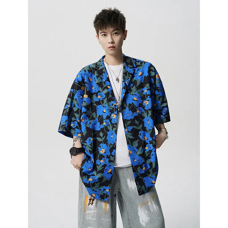 Summer Vintage Floral Print Loose Fit Men's Short Sleeve Shirt Casual Hawaiian Style Breathable Resort Wear M-XXXXXXXXL
Summer Vintage Floral Print Loose Fit Men's Short Sleeve Shirt Casual Hawaiian Style Breathable Resort Wear M-XXXXXXXXL