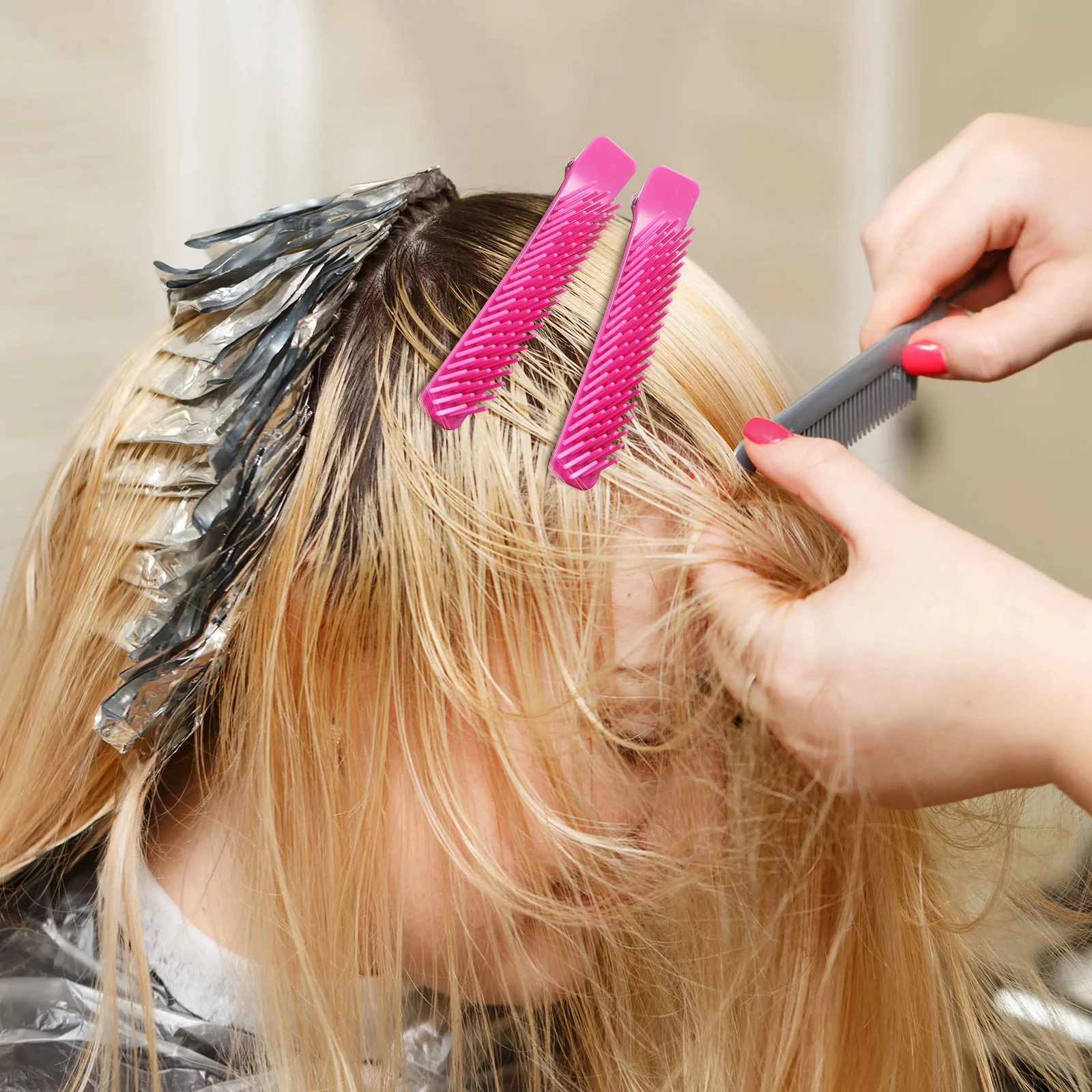 2 шт., заколки для волос для салона, парикмахерские зажимы, легкие, прочные, портативные, для домашнего профессионального использования, черные, маленький размер
2 шт., заколки для волос для салона, парикмахерские зажимы, легкие, прочные, портативные, для домашнего профессионального использования, черные, маленький размер