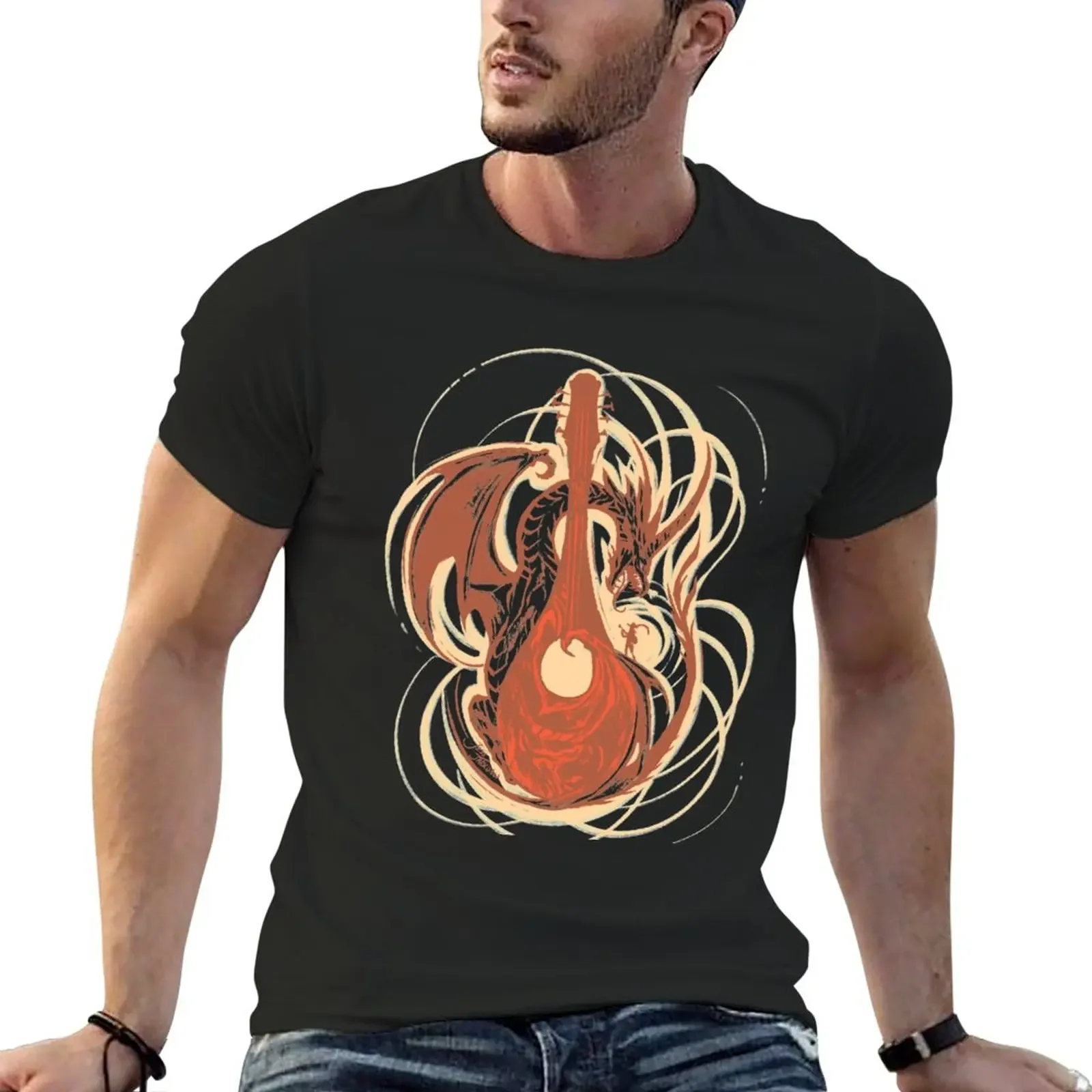 The Bard - Seducing the Dragon T-Shirt customs anime Aesthetic clothing T-shirt men
The Bard - Seducing the Dragon T-Shirt customs anime Aesthetic clothing T-shirt men