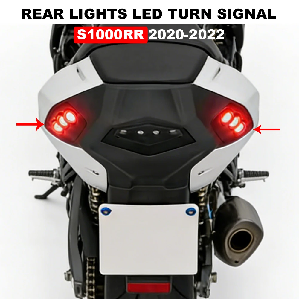 For BMW S1000RR Motorcycle Turn Signals Light Flashing Light Stop Signals Indicator Waterproof 2020-2022 S 1000RR S 1000 RR
For BMW S1000RR Motorcycle Turn Signals Light Flashing Light Stop Signals Indicator Waterproof 2020-2022 S 1000RR S 1000 RR