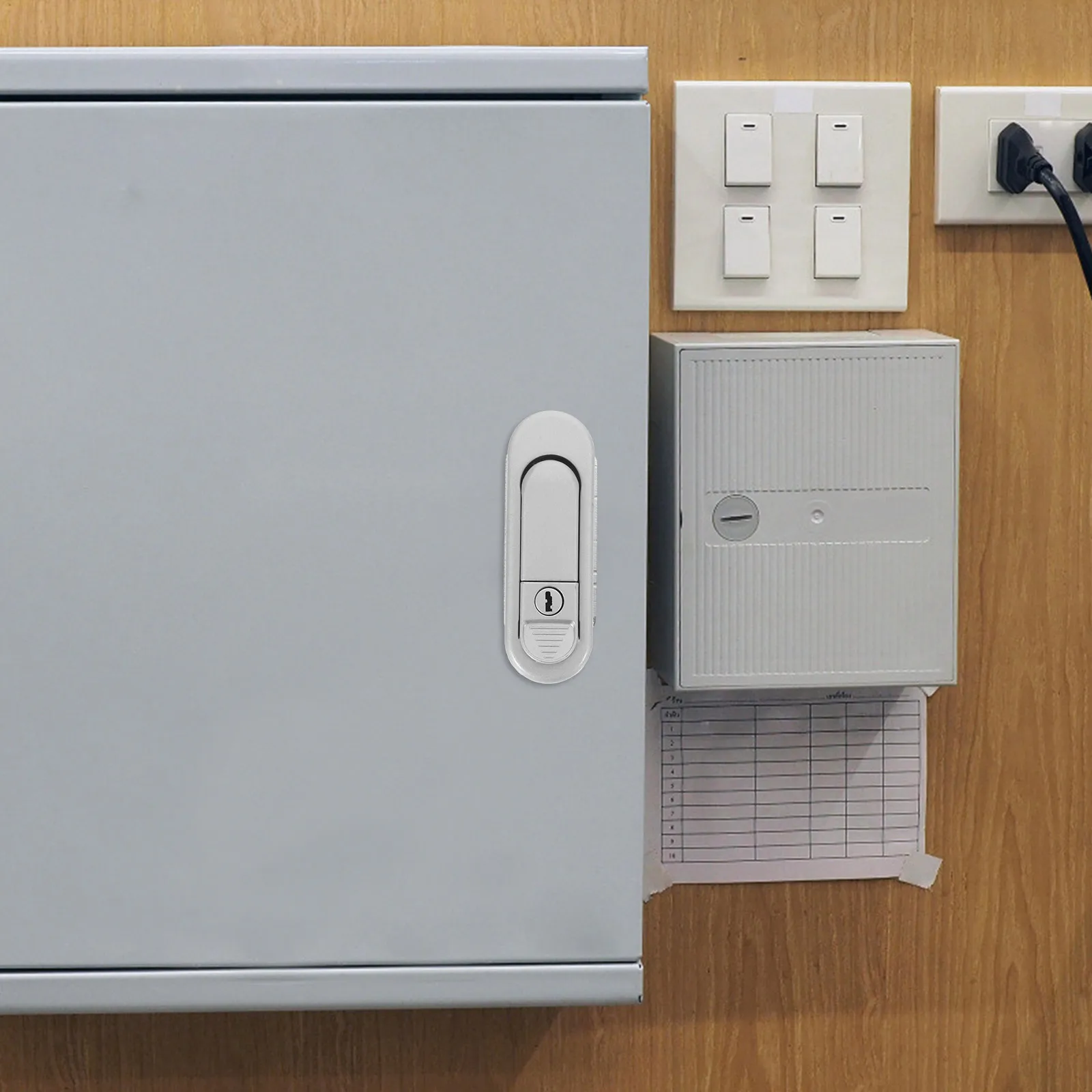 Distribution Box Lock Electric Cabinet Door Safety Zinc Alloy Locks Easy Install Wear Corrosion Resistant Lightweight Hardware
Distribution Box Lock Electric Cabinet Door Safety Zinc Alloy Locks Easy Install Wear Corrosion Resistant Lightweight Hardware