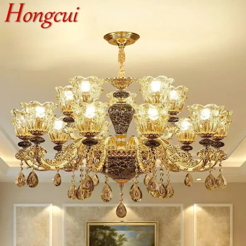 Hongcui European Luxury Crystal Chandelier LED American Living Room Restaurant Bedroom Villa Hotel Clothing Store Pendent Lamp
Hongcui European Luxury Crystal Chandelier LED American Living Room Restaurant Bedroom Villa Hotel Clothing Store Pendent Lamp