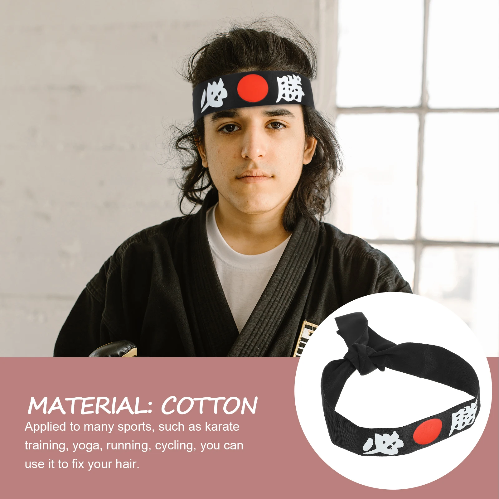 Japanese Samurai Sports Headband Wide Cotton Sweat Absorbing Breathable Comfortable For Men Women Training Competition Yoga
Japanese Samurai Sports Headband Wide Cotton Sweat Absorbing Breathable Comfortable For Men Women Training Competition Yoga