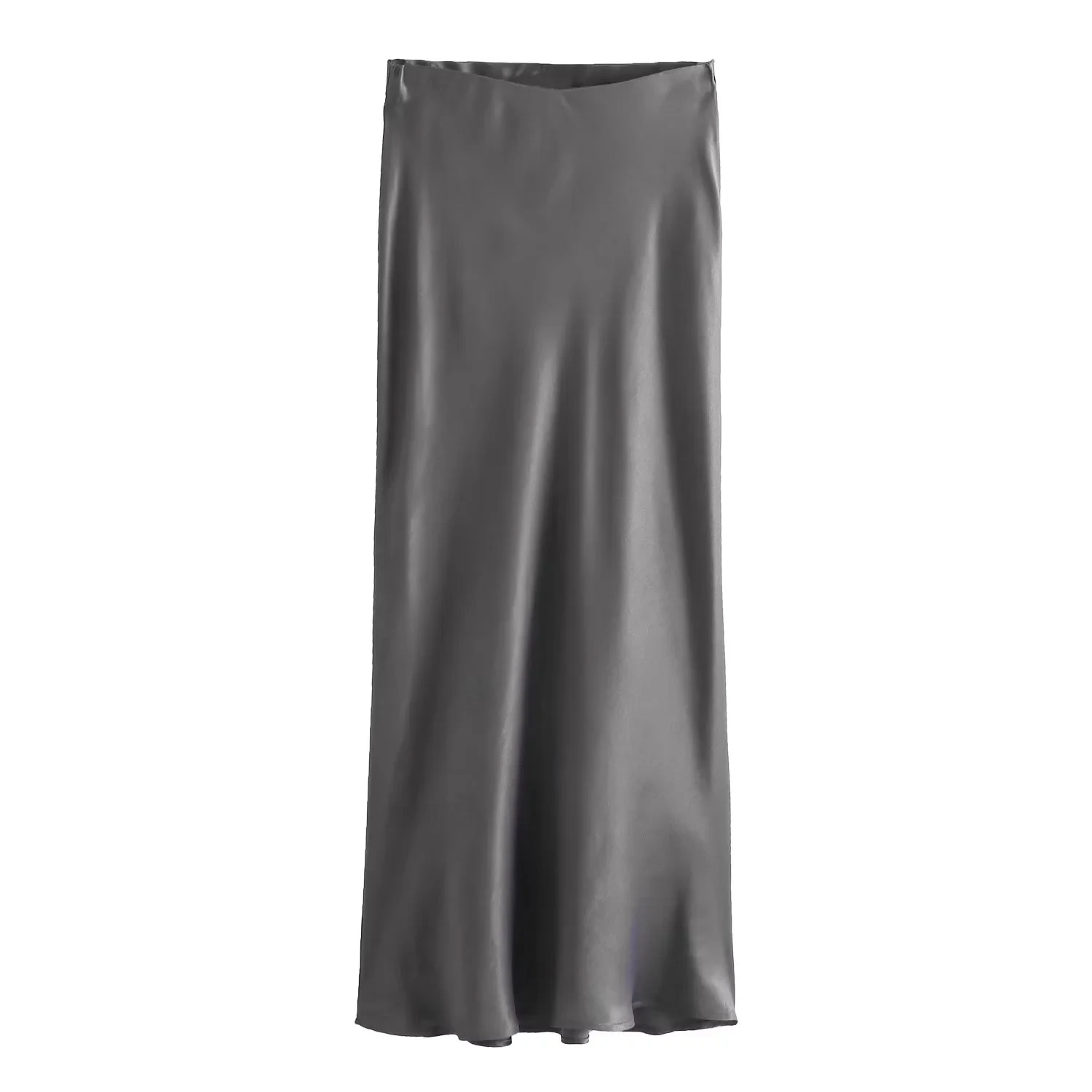 ZBZA Autumn Winter New Women's Faion Silk Satin Texture irt Midi Skirt Set Polyester Material 2023 Fall Collection
ZBZA Autumn Winter New Women's Faion Silk Satin Texture irt Midi Skirt Set Polyester Material 2023 Fall Collection