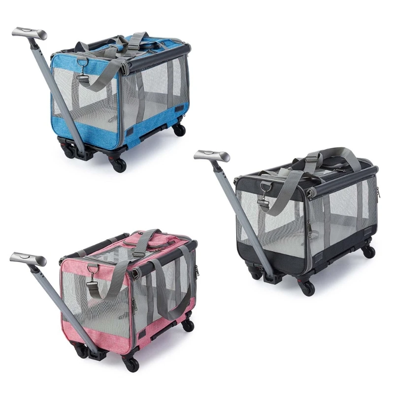 Pet Bag Carriers Bag, Pet Bag Trolley Bag Travel for Puppies Outdoor Travel Portable Soft Trolley Bag
Pet Bag Carriers Bag, Pet Bag Trolley Bag Travel for Puppies Outdoor Travel Portable Soft Trolley Bag