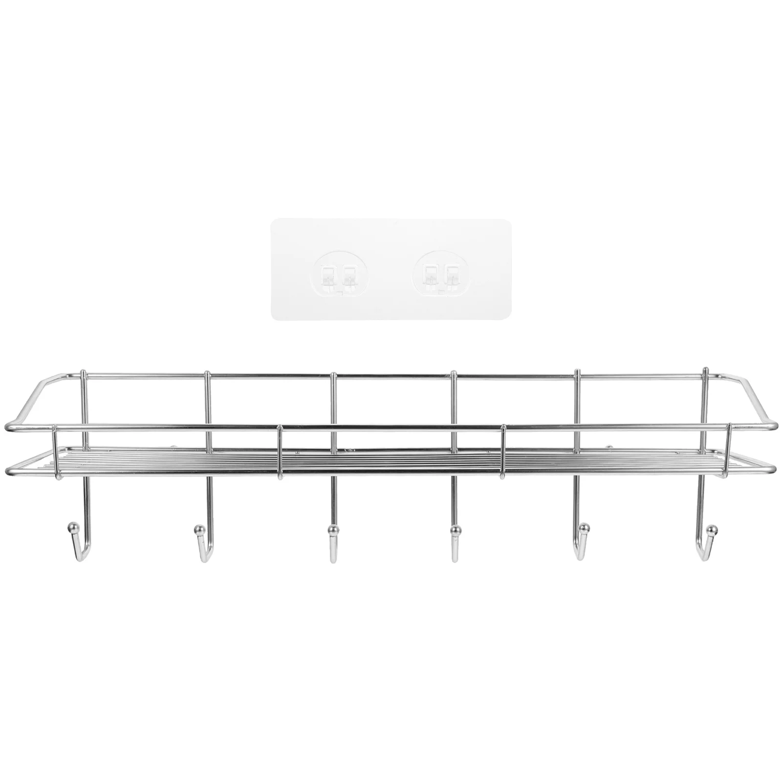 Stainless Steel Mounted Adhesive Kitchen Shelf Rack Kitchen Bathroom Organizer Silver Storage Shelf Home Storage
Stainless Steel Mounted Adhesive Kitchen Shelf Rack Kitchen Bathroom Organizer Silver Storage Shelf Home Storage