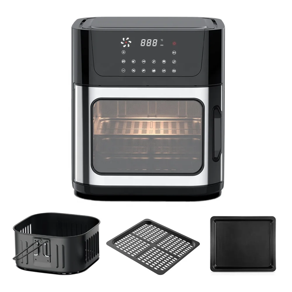 10 in 1 Multi Function Air Fryer De Acero Inoxidable Digital Air Fryer Oven 12L Freidora De Aire
10 in 1 Multi Function Air Fryer De Acero Inoxidable Digital Air Fryer Oven 12L Freidora De Aire