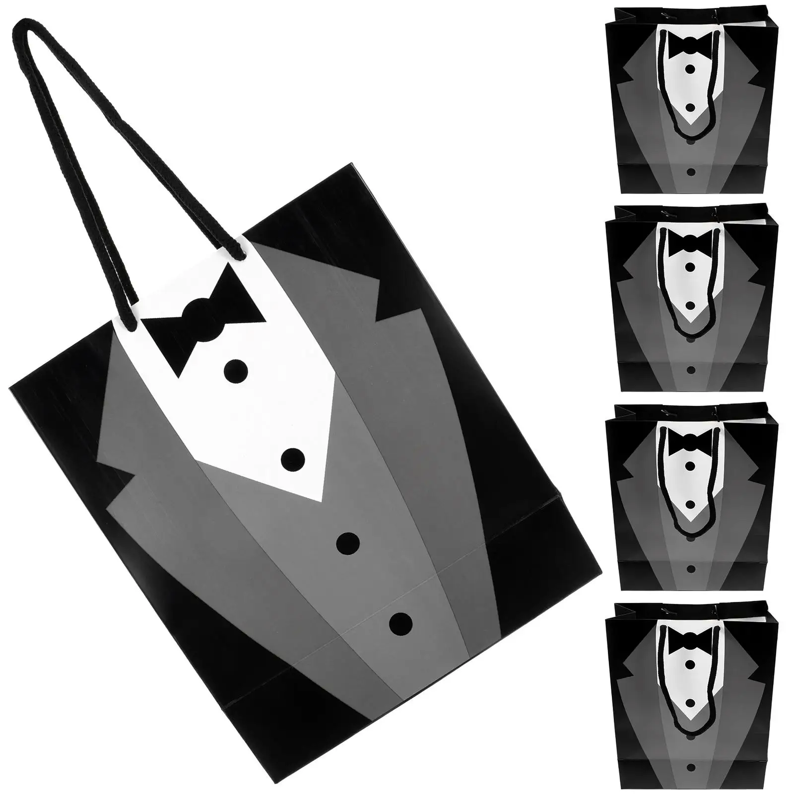 5Pcs Paper Square Bottom Shopping Party Gift Treat Souvenir Bags Practical Paper Handbag Packaging Bags
5Pcs Paper Square Bottom Shopping Party Gift Treat Souvenir Bags Practical Paper Handbag Packaging Bags