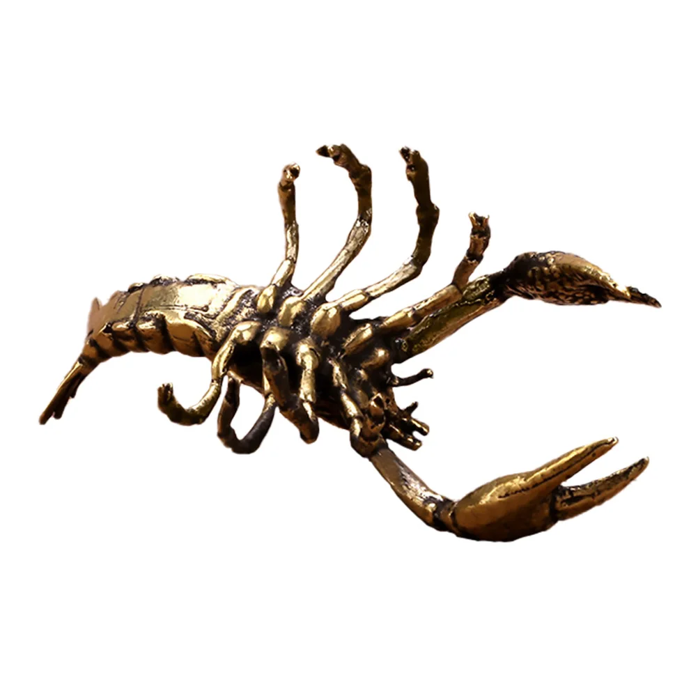 Copper Lobster Ornaments Realistic Decor Figurine Handmade Smooth Craft Home Decor Brass Lobster Piece Small Size
Copper Lobster Ornaments Realistic Decor Figurine Handmade Smooth Craft Home Decor Brass Lobster Piece Small Size