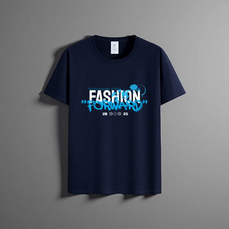 Summer new unisex versatile pure cotton T-shirt fashionable casual round neck top breathable loose fit print short sleeved shirt
Summer new unisex versatile pure cotton T-shirt fashionable casual round neck top breathable loose fit print short sleeved shirt