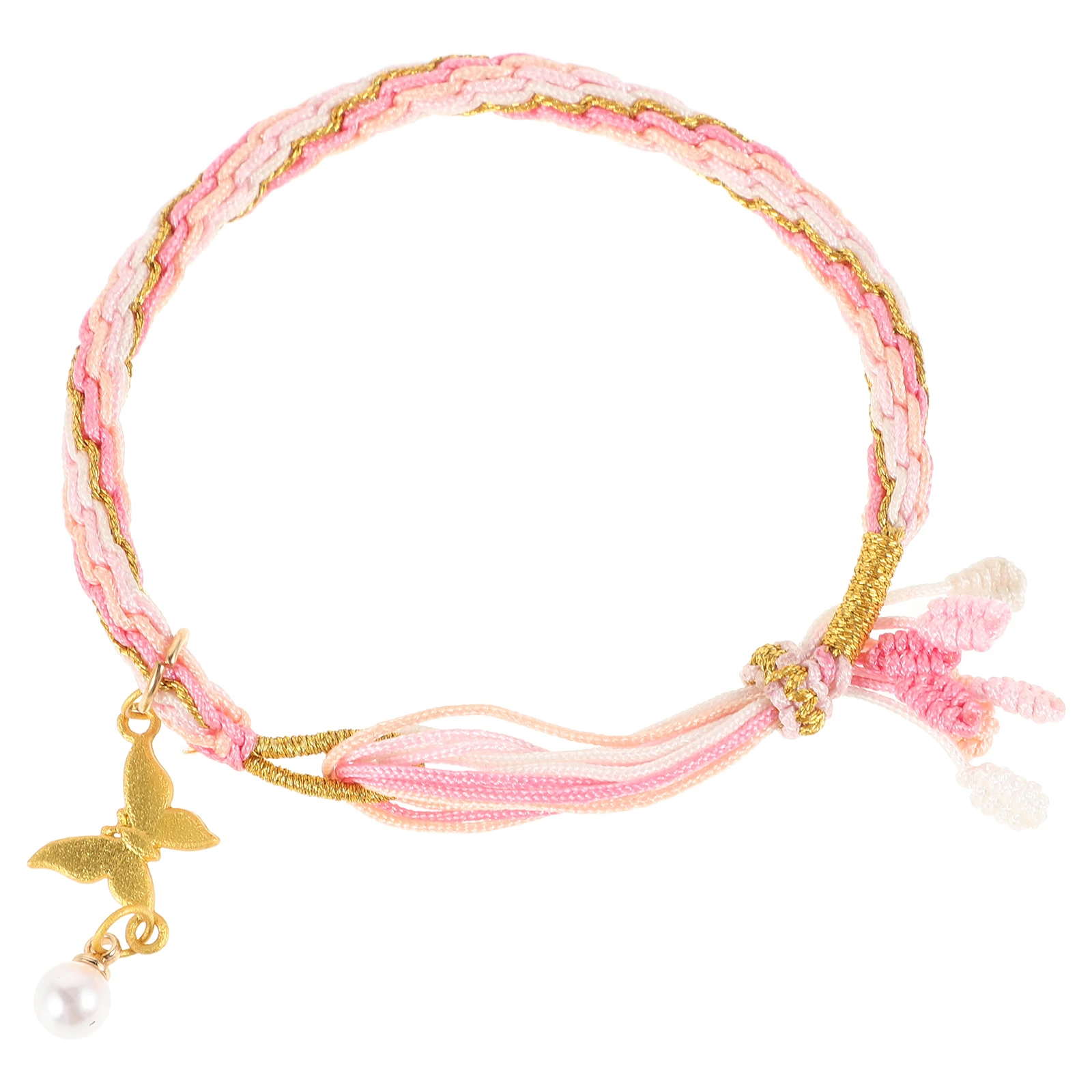 Colorful Tassel String Bracelet Adjustable H made Braided Bracelets for Women Pink Travel Charm Butterfly Decor Waterproof Woven
Colorful Tassel String Bracelet Adjustable H made Braided Bracelets for Women Pink Travel Charm Butterfly Decor Waterproof Woven