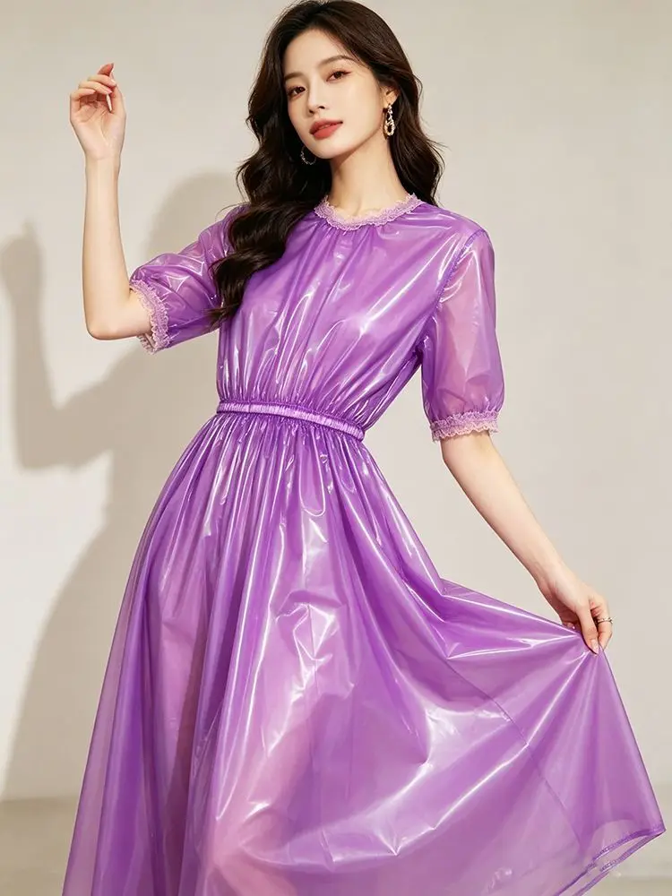 Sexy Transparent PVC Shirt Soft Plastic Dress Ultra Smooth Silent Waterproof Long Sleeve Tops BF Private Party FKK Club Adult
Sexy Transparent PVC Shirt Soft Plastic Dress Ultra Smooth Silent Waterproof Long Sleeve Tops BF Private Party FKK Club Adult