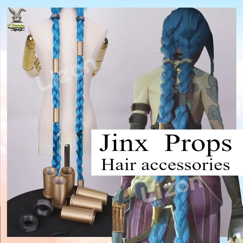 LoL Arcane Jinx Cosplay Hair accessories Props Sister CosplayLOL Arcane Jinx blue wigs for LOL Arcane Vi/Jinx Props
LoL Arcane Jinx Cosplay Hair accessories Props Sister CosplayLOL Arcane Jinx blue wigs for LOL Arcane Vi/Jinx Props