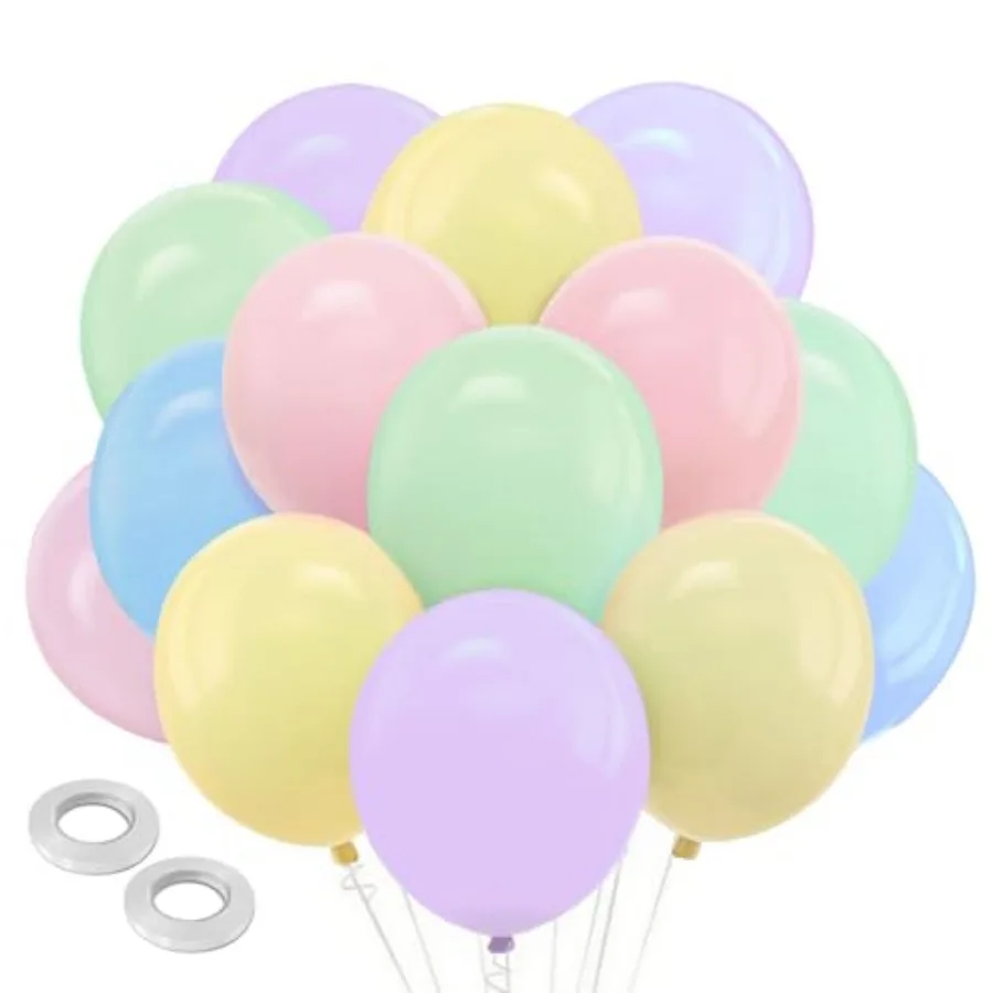 12 Inch Pastel Balloons Assorted - 100pcs Birthday Ballons Latex Party Balloons for Balloon Arch Garland, Graduation Birthday B
12 Inch Pastel Balloons Assorted - 100pcs Birthday Ballons Latex Party Balloons for Balloon Arch Garland, Graduation Birthday B