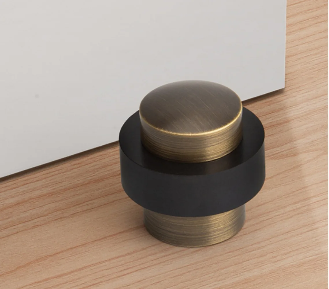 1pcs Brass Door Stop Antique Bronze Gold Black Optional Freestanding Heavy Duty Floor Mount Bumper Door Holder Catch
1pcs Brass Door Stop Antique Bronze Gold Black Optional Freestanding Heavy Duty Floor Mount Bumper Door Holder Catch