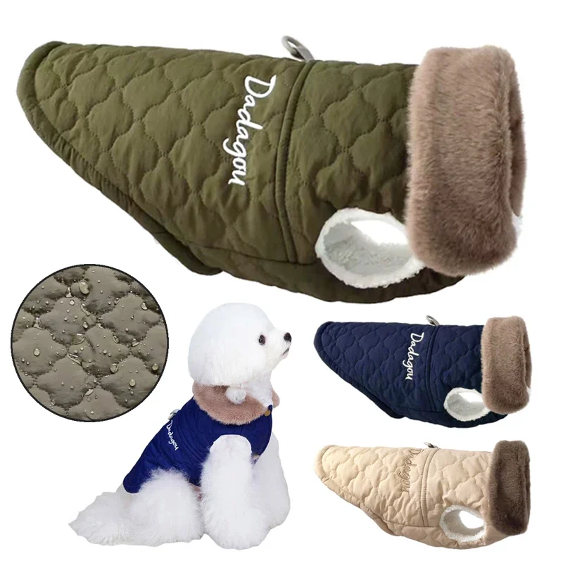 Cddmpet Waterproof Fur Collar Dog Winter Warm Fleece Dog Clothes For Small Dogs Puppy Pet Vest Chihuahua Yorkie Pug Coat
Cddmpet Waterproof Fur Collar Dog Winter Warm Fleece Dog Clothes For Small Dogs Puppy Pet Vest Chihuahua Yorkie Pug Coat