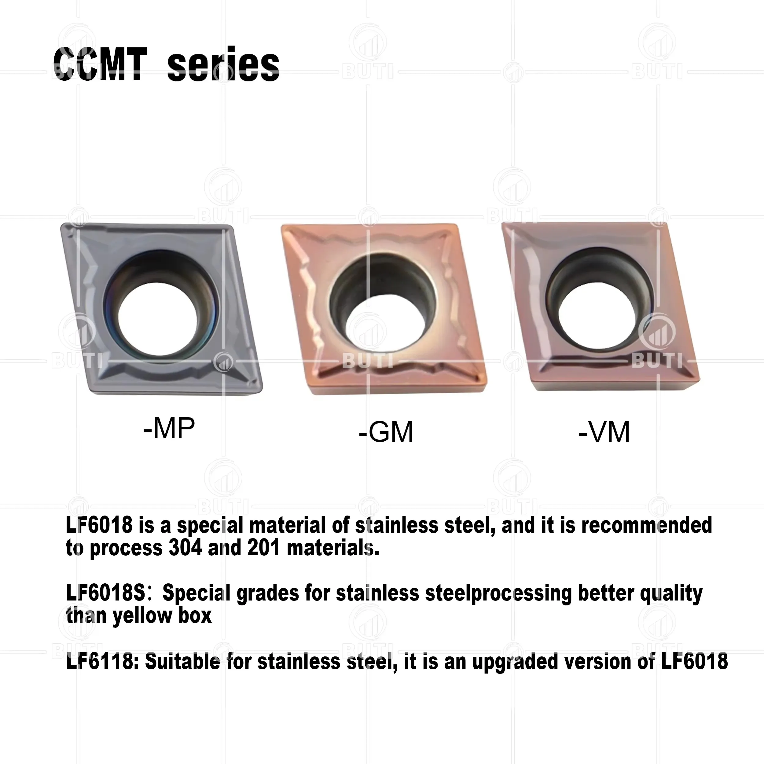 DESKAR 100% Original CCMT060204MP LF6018S 09T304-MP LF6018 06002-GM LF6118 CNC Lathe Tools Series For Machining Stainless Steels
DESKAR 100% Original CCMT060204MP LF6018S 09T304-MP LF6018 06002-GM LF6118 CNC Lathe Tools Series For Machining Stainless Steels