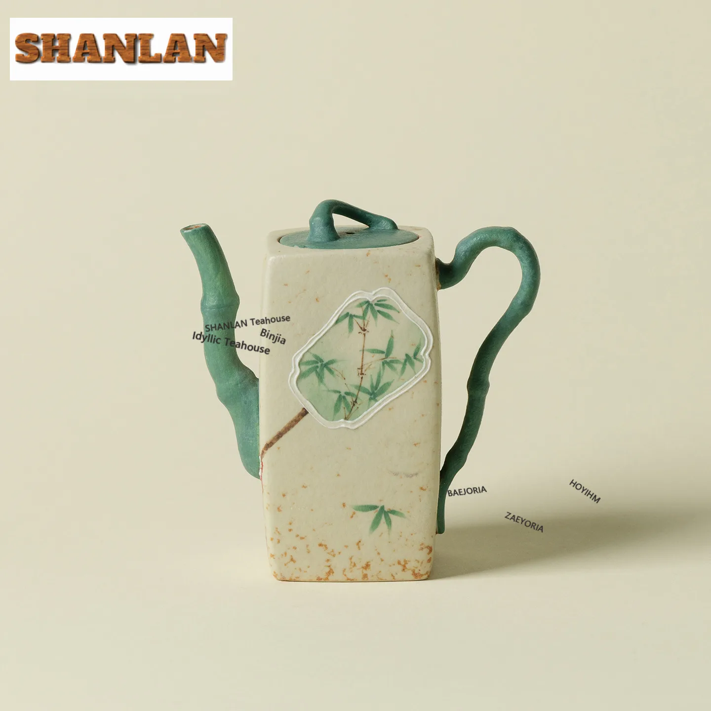 135ml Caramel Glaze Green Bamboo Teapot Handmade Tea Infuser Pot Tea Brewing Kettle With Ball Hole Cafes Supplies Craft Gifts
135ml Caramel Glaze Green Bamboo Teapot Handmade Tea Infuser Pot Tea Brewing Kettle With Ball Hole Cafes Supplies Craft Gifts