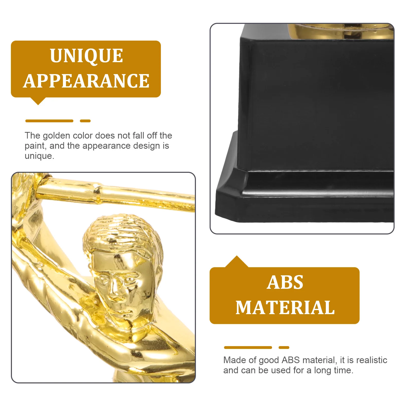 Creative Golf Cup Exquisite Award Decor Competition Trophy Premium Abs Material Large Base Smooth Surface Durable Longevity
Creative Golf Cup Exquisite Award Decor Competition Trophy Premium Abs Material Large Base Smooth Surface Durable Longevity