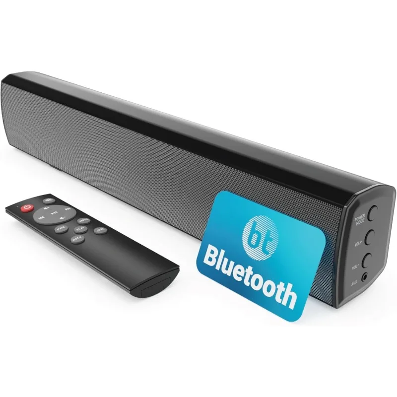 Sound Bar for Smart TV, 50 Watts, 2.0 Bluetooth TV Sound Bar, 15 Inch Home Audio Sound Bars, Small Soundbar for TV and
Sound Bar for Smart TV, 50 Watts, 2.0 Bluetooth TV Sound Bar, 15 Inch Home Audio Sound Bars, Small Soundbar for TV and
