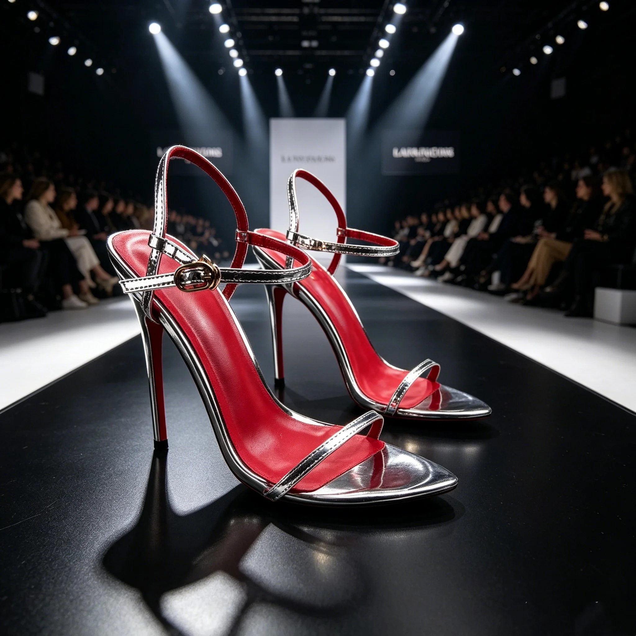 Silver Leopard Red Soled Classic Retro Strap Sandals For Women's Summer New 12cm Slim Heel Fairy Roman Versatile High Heels Lady
Silver Leopard Red Soled Classic Retro Strap Sandals For Women's Summer New 12cm Slim Heel Fairy Roman Versatile High Heels Lady
