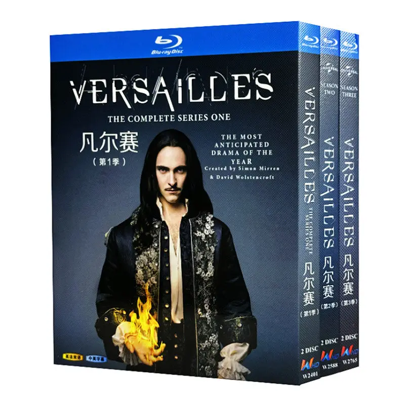 Blu-ray Ultra HD French TV Series Versailles Seasons 1–3 Box Set with English Chinese Traditional and French Subtitles
Blu-ray Ultra HD French TV Series Versailles Seasons 1–3 Box Set with English Chinese Traditional and French Subtitles