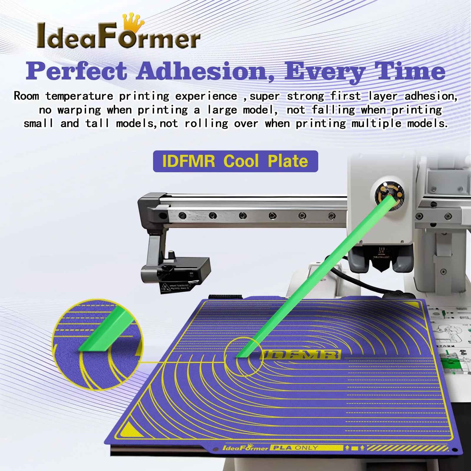 2026 Flexible For Bambu Lab A1 Mini Build Plate Upgrade A1 Mini Cold Plate PEI Textured Smooth Bed Bambulab A1 Mini Accessories
2026 Flexible For Bambu Lab A1 Mini Build Plate Upgrade A1 Mini Cold Plate PEI Textured Smooth Bed Bambulab A1 Mini Accessories
