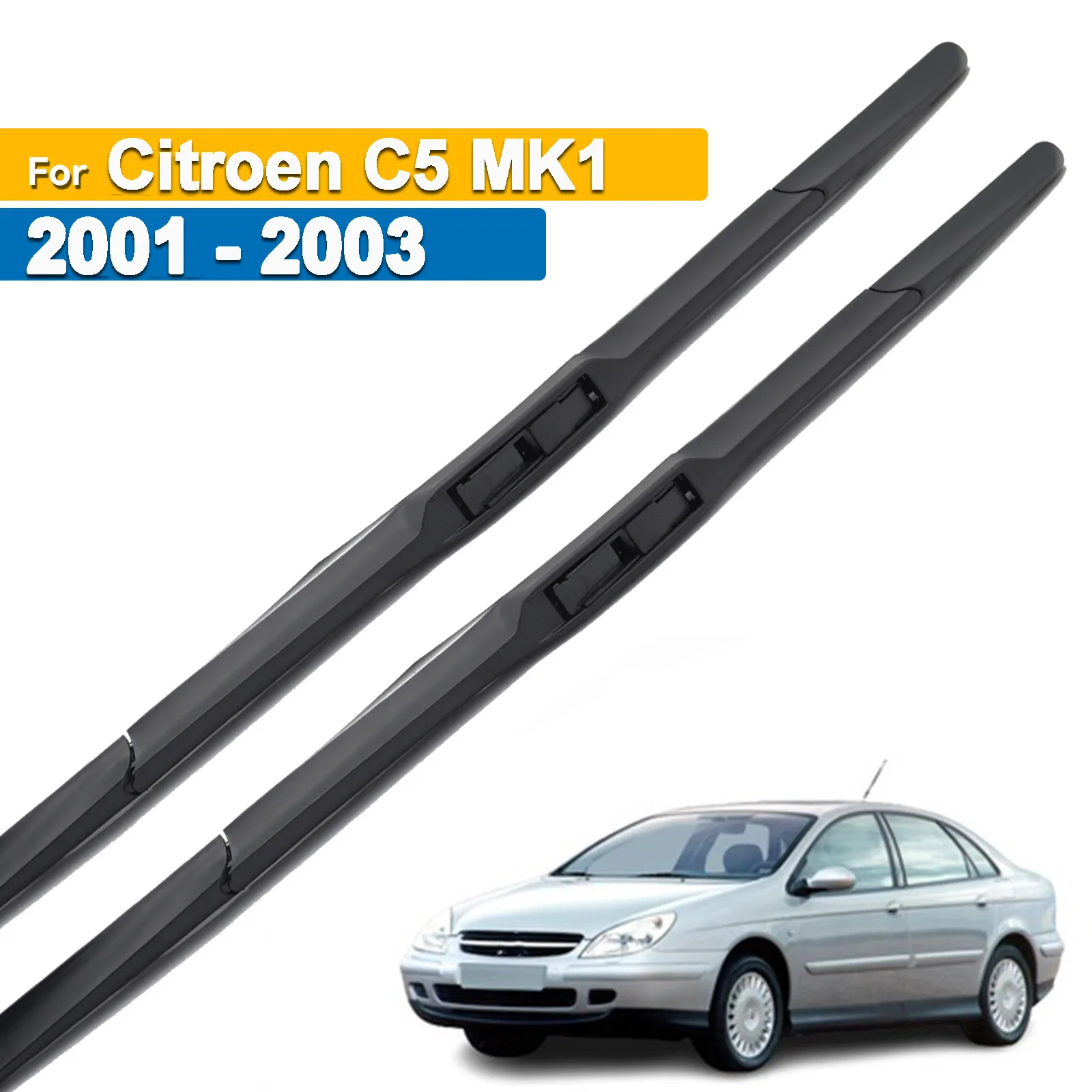 Erick's Wiper LHD Front Hybrid Wiper Blades For Citroen C5 MK1 2001 - 2003 Windshield Windscreen Clean Window Rain Brush 26"+19"
Erick's Wiper LHD Front Hybrid Wiper Blades For Citroen C5 MK1 2001 - 2003 Windshield Windscreen Clean Window Rain Brush 26"+19"