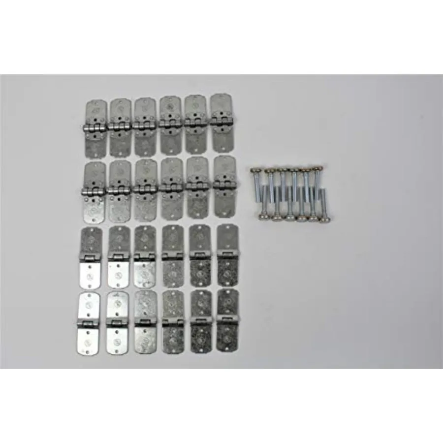 36 Pack Todco Roll Up Door Style Trailer Door Hardware Repair Kit + Hinges + 1" Rollers - New
36 Pack Todco Roll Up Door Style Trailer Door Hardware Repair Kit + Hinges + 1" Rollers - New