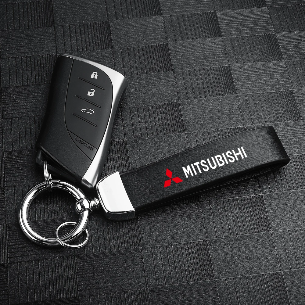 Leather Car KeyChain 360 Degree Rotating Horseshoe Buckle Key Rings For Mitsubishi 9 Ralliart EX ASX L200 Colt Outlander Pajero
Leather Car KeyChain 360 Degree Rotating Horseshoe Buckle Key Rings For Mitsubishi 9 Ralliart EX ASX L200 Colt Outlander Pajero