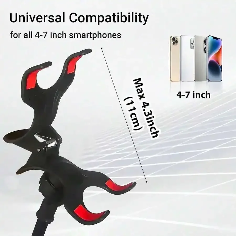 Adjustable Gooseneck Phone Holder Clip Stand For Bed Desk Headboard 4-7 Inch Smartphones
Adjustable Gooseneck Phone Holder Clip Stand For Bed Desk Headboard 4-7 Inch Smartphones