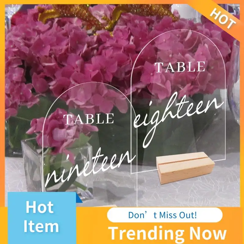 12PCS DIY Blank Acrylic Table Sign Clear Sign With Stand Transparent Arch Table Numbers Table Card Wedding Decoration, Durable B
12PCS DIY Blank Acrylic Table Sign Clear Sign With Stand Transparent Arch Table Numbers Table Card Wedding Decoration, Durable B